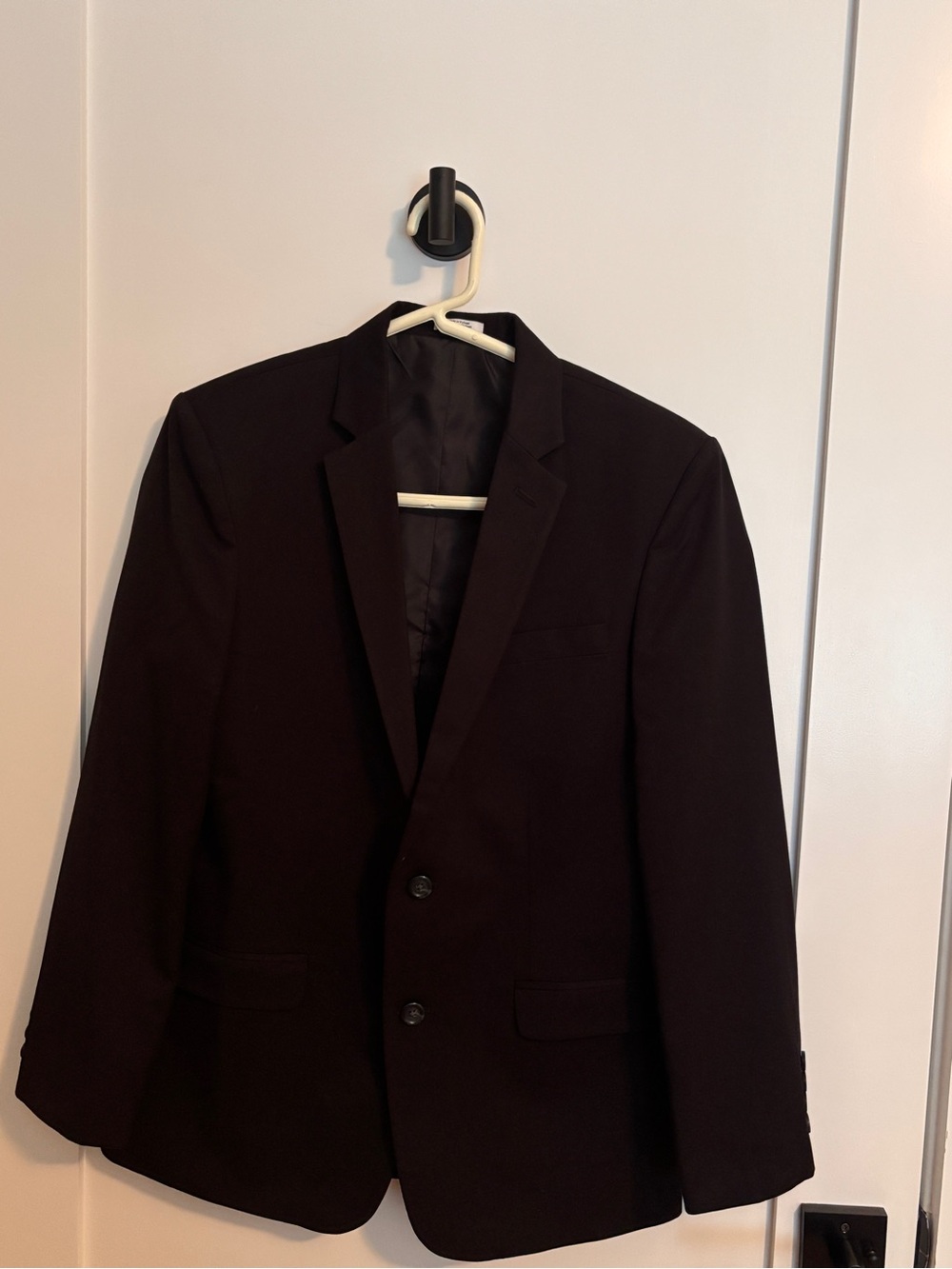 Boy’s Black Classic Two-Button Blazer and Pants Set (Suit Separates)